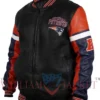 England Patriots Black Varsity Leather Jacket