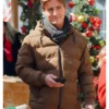 Evan Roderick A Make or Break Holiday 2025 Brown Puffer Jacket
