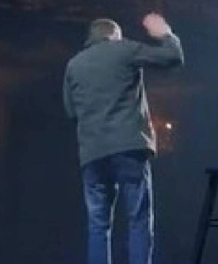 Galoni Rick Mercer Stand Up for Canada Gray Jacket