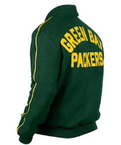 Alternative view of 1952 Green Bay Packers Green Wool Varsity Jacket