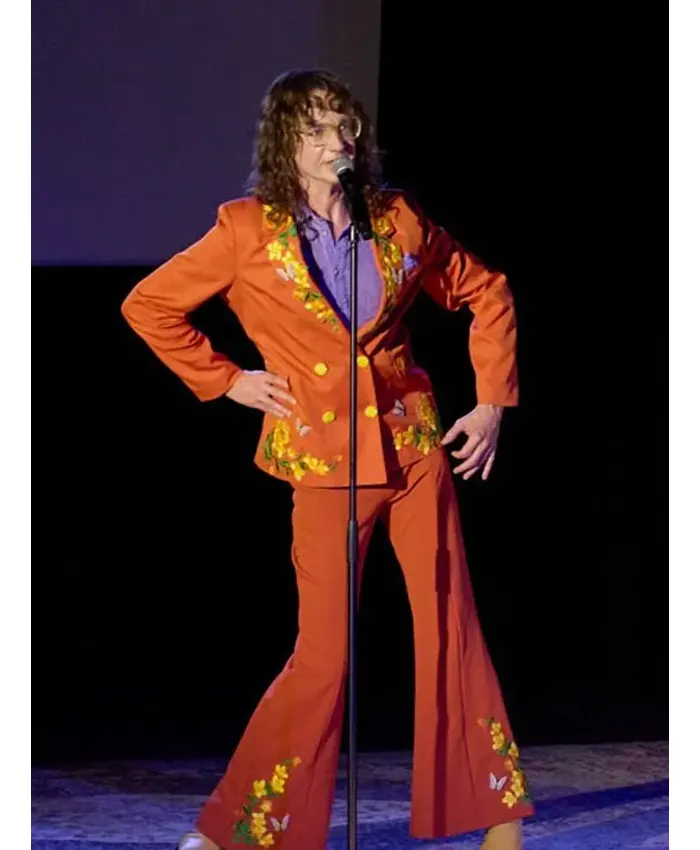 HELL 2023 Chris Fleming Orange Floral Printed Suit