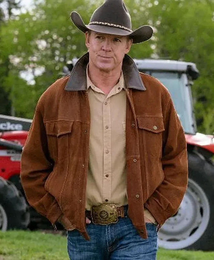 Heartland Chris Potter Brown Suede Jacket