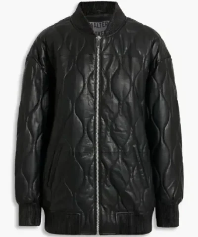 Alternative view of Rachel House Sunny Nights 2025 Quilted Leather Jacket