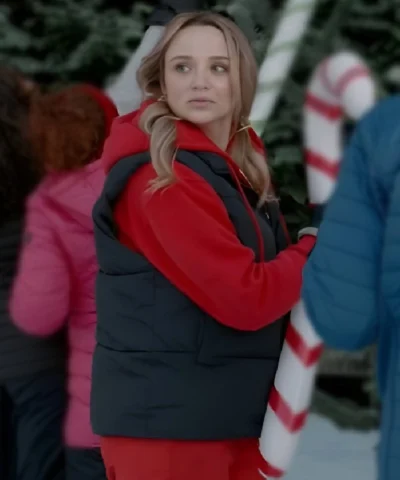 Hunter King A Make or Break Holiday Black Puffer Vest