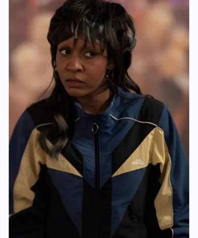 Mimi Rush TV Series I Love LA Ayo Edebiri Colorblock Track Jacket