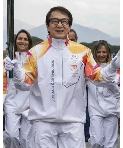 Jackie Chan Winter Olympics 2026 Flame Jacket