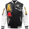 Jacksonville Jaguars Mashup Rib Varsity Wool-Leather Jacket