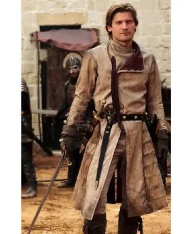 Jaime Lannister Game Of Thrones Brown Leather Coat