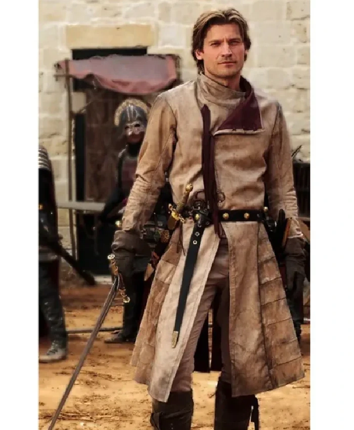 Jaime Lannister Game Of Thrones Brown Leather Coat