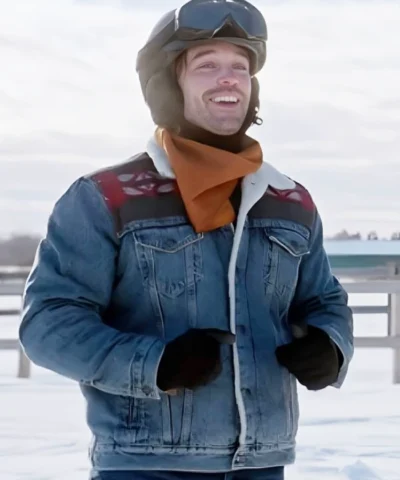 Joe Scarpellino A Wild West Christmas 2025 Horse Printed Denim Jacket