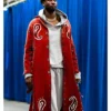 Jaren Jackson Jr. Oklahoma City Thunder Red Long Coat