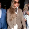 Jennifer Lopez NYC 2025 Brown Blazer