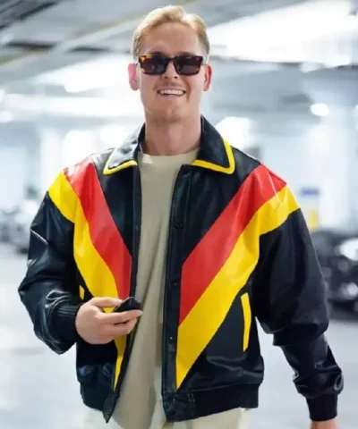 Kevin Lankinen Vancouver Canucks Leather Jacket