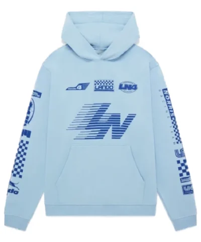 Lando Norris Blue Racer Hoodie