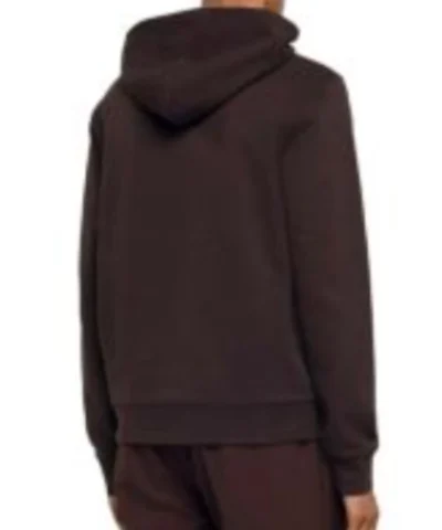 Layered Flower Graphics Hoodie