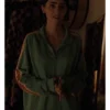 Lily Collins Emily in Paris S5 Green Track Jacket