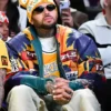 Los Angeles Lakers Chris Brown Game Leather Jacket