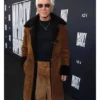 Luhrmann Marty Supreme LA Premiere Brown Coat