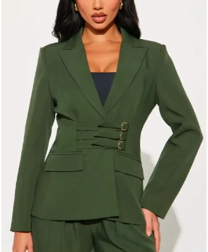 Mann Beyond The Gates 2025 Buckle Detail Blazer