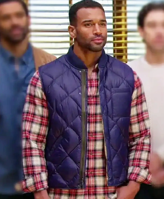 Marcus Brodie Finding Mr. Christmas Quilted Vest