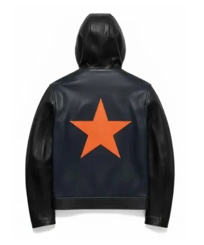 Marty Supreme Hooded Leather Jacket