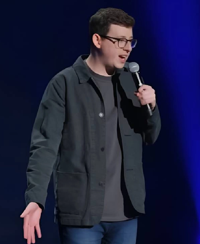 Mayce Galoni Rick Mercer Stand Up for Canada Gray Jacket