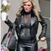 Michelle Pfeiffer Margo’s Got Money Troubles 2026 Leather Jacket