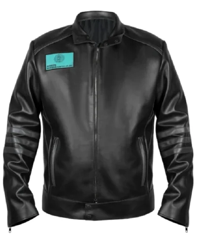 Milo Cawthorne Power Rangers RPM Black Leather Jacket