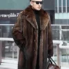 Mink Fur Brown Coat