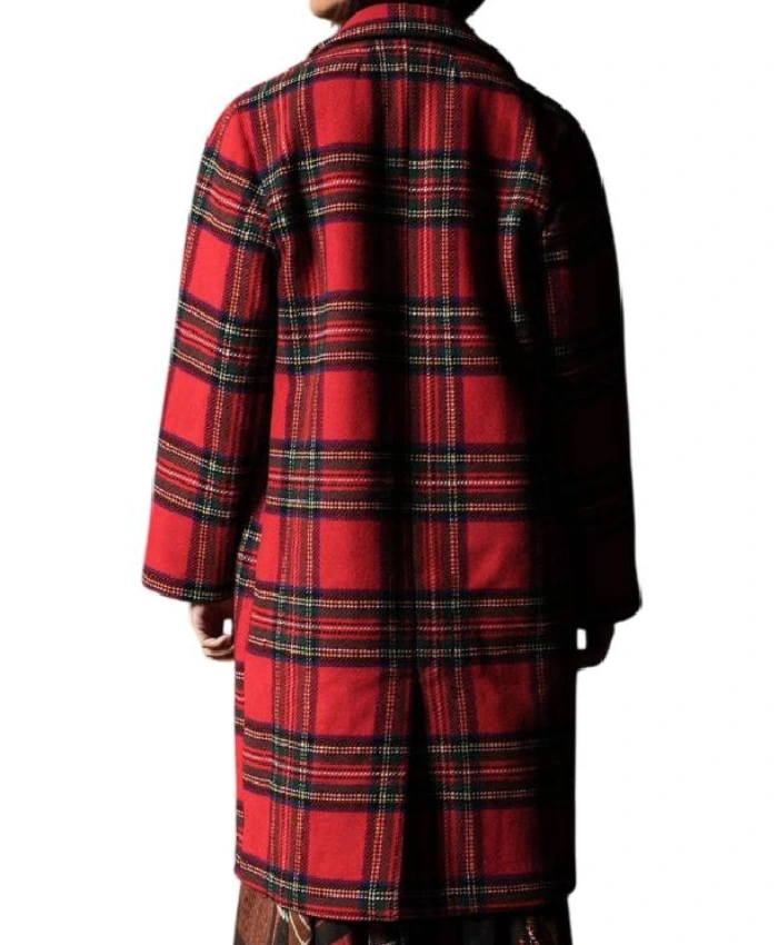 Murders S2 Piper Plaid Coat