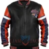 New England Patriots Black Varsity Leather Jacket