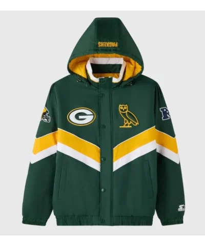 OVO Sideline Green Bay Packers Puffer Jacket
