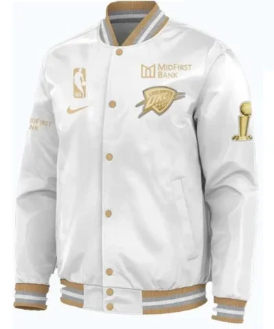 Oklahoma City Thunder White Champions Jacket