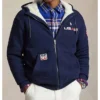 Olympics 2026 Team USA Blue Sherpa Hoodie