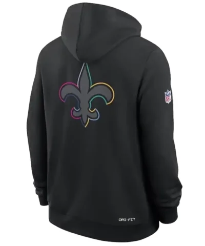 Orleans Saints Crucial Catch Black Hoodie