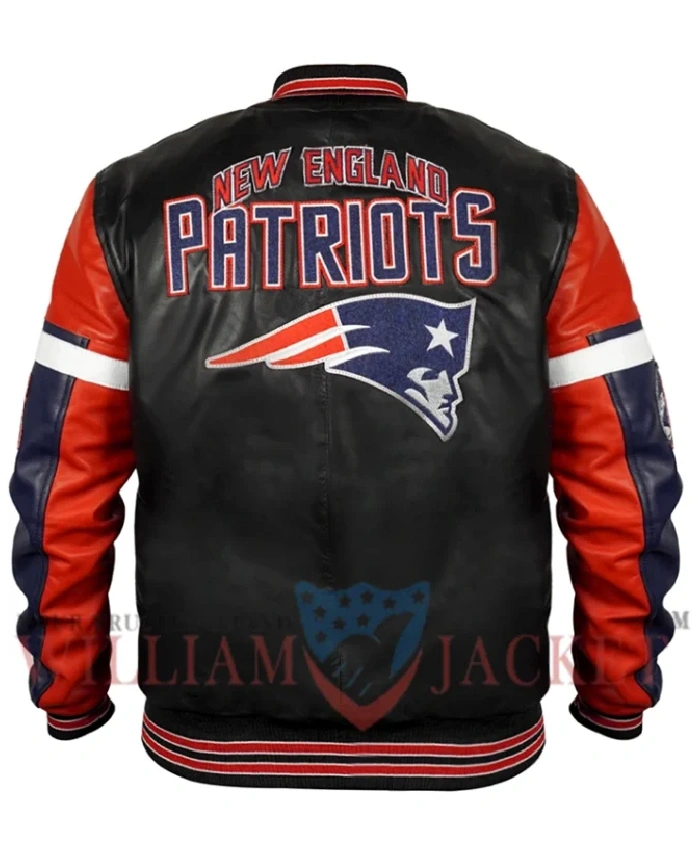 Patriots Black Varsity Leather Jacket