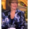 Patti Lupone The View 2025 Printed Satin Blazer