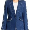 Pfeiffer Margo’s Got Money Troubles 2026 Denim Blazer
