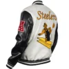 Pittsburgh Steelers Retro Classic Cream and Black Jacket