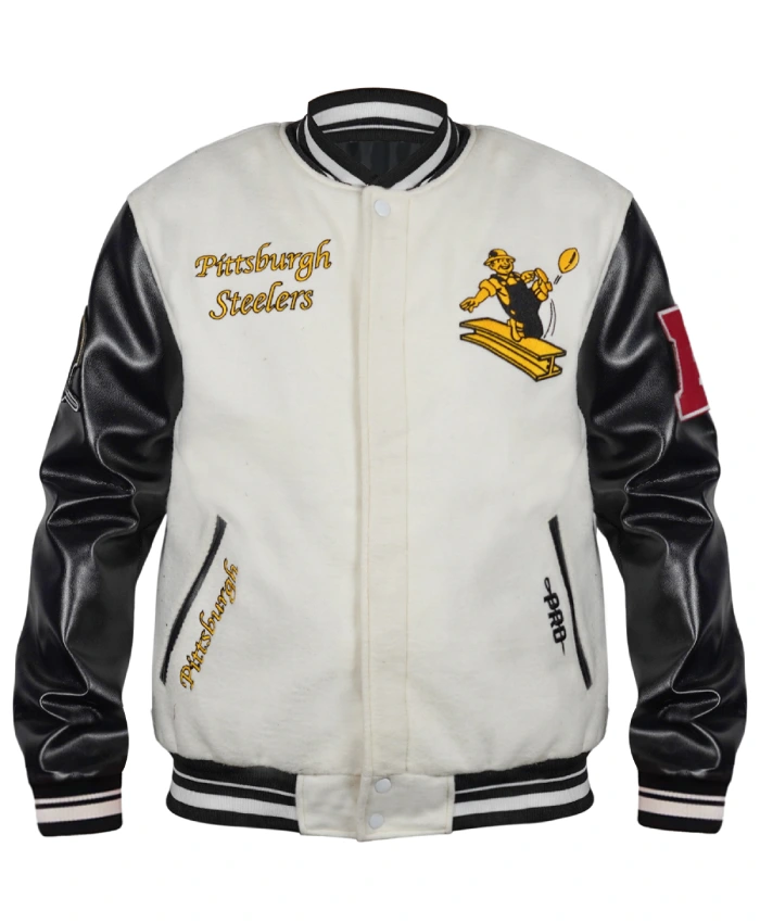 Classic Pittsburgh Steelers Retro Varsity Jacket