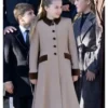 Princess Charlotte Christmas Morning Service 2025 Long Coat