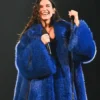 Radical Optimism Tour 2025 Blue Fur Coat