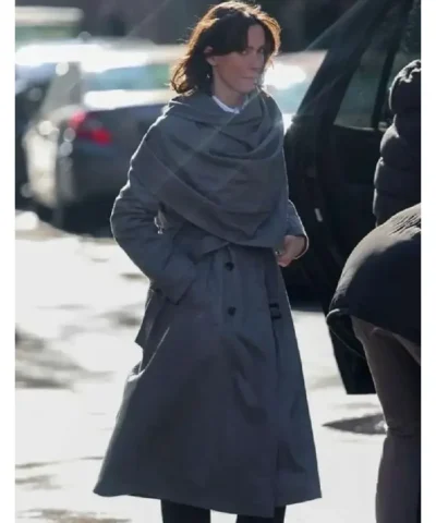 Rebecca Hall The Beauty 2026 Grey Coat