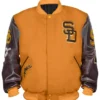 San Diego Padres Wool and Leather Varsity Jacket