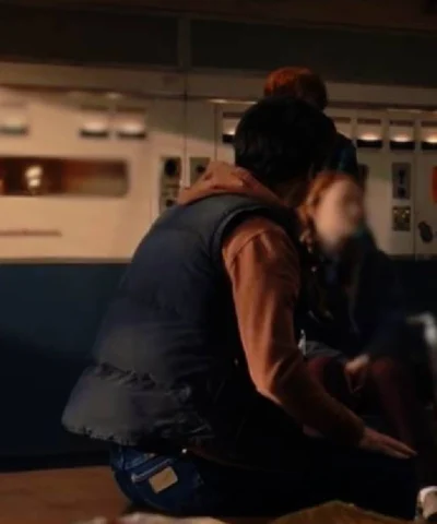 Alternative view of Noah Schnapp Stranger Things S5 Puffer Vest