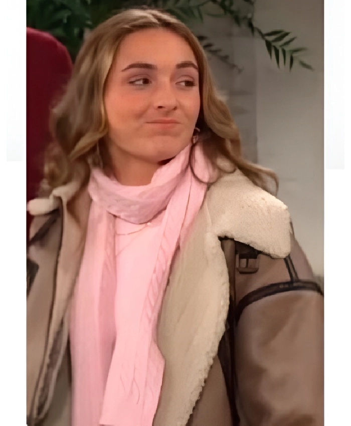 Sienna Mercuri The Young and the Restless 2025 Leather Jacket