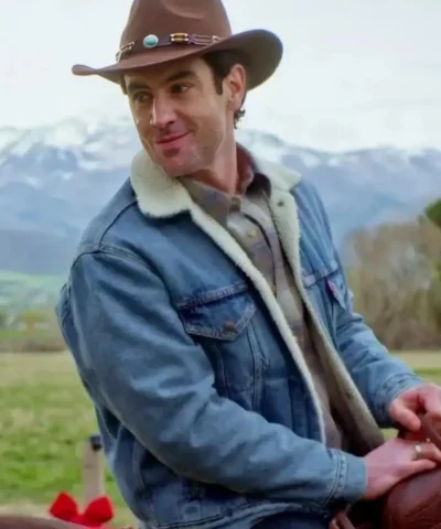 Alternative view of Robbie Simpson Finding Mr. Christmas Denim Jacket