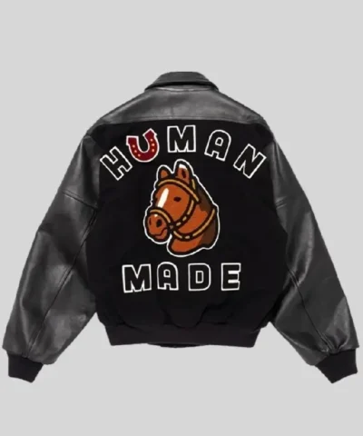 Stadium Black Varsity Jacket
