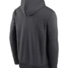 Steelers Anthracite Toss Sweep Performance Hoodie