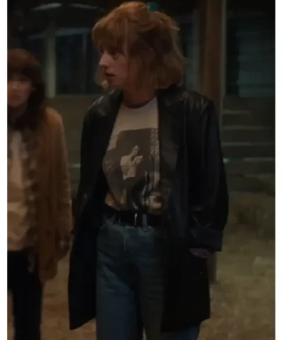 Stranger Things S05 Robin Buckley Leather Blazer